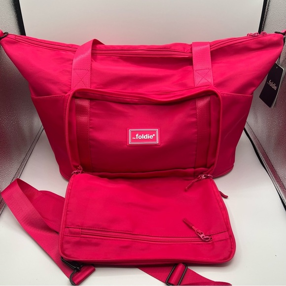 NWT Foldie Travel Tote - Pink - Picture 5 of 9